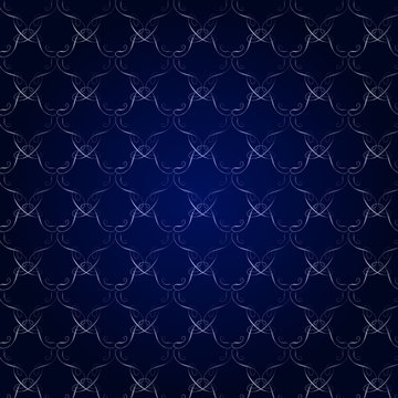 Abstract Background Pattern Crossed Dark Blue Design