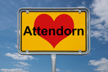 Ortstafel Attendorn