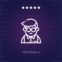 man vector icon modern illustration
