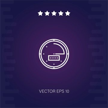 Time Tracking Vector Icon Modern Illustration