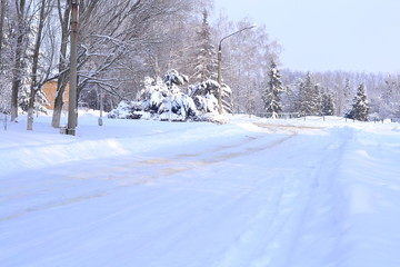 winter road