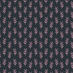 Illustration of a leaf pattern. Floral organic background. Hand-drawn sheet texture.