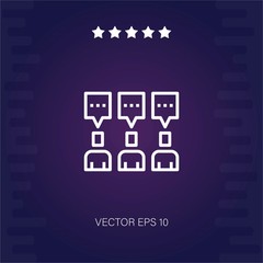 brainstorming vector icon modern illustration