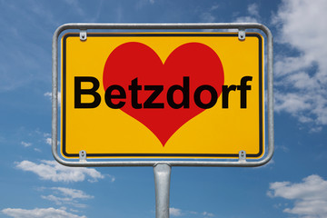 Ortstafel Betzdorf