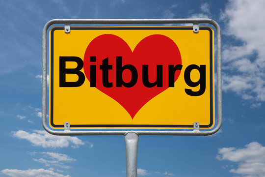 Ortstafel Bitburg