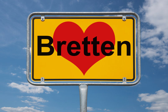 Ortstafel Bretten