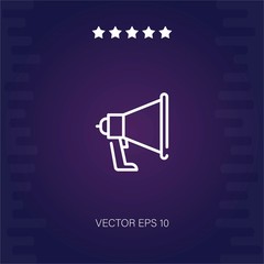 megaphone vector icon modern illustration