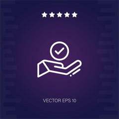 success vector icon modern illustration