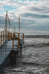 pier in the Baltic Sea.