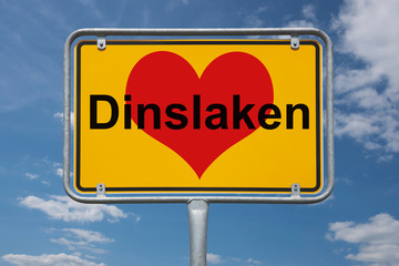Ortstafel Dinslaken