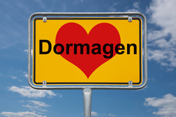 Ortstafel Dormagen