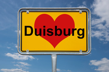 Ortstafel Duisburg