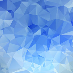 Obraz premium Blue polygonal abstract background. Trendy gradient triangles pattern