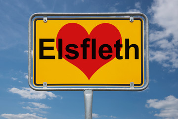 Ortstafel Elsfleth