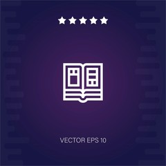 book vector icon modern illustration
