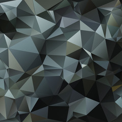 Polygonal pattern in gradations of black. Abstract background from gray triangles