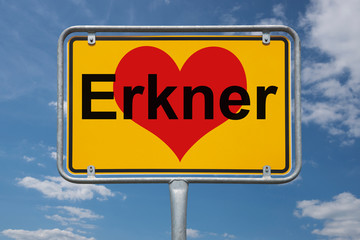 Ortstafel Erkner