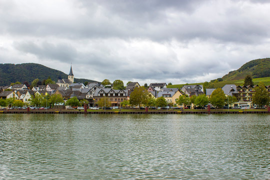 Ellenz-Poltersdorf at Moselle river, Germany