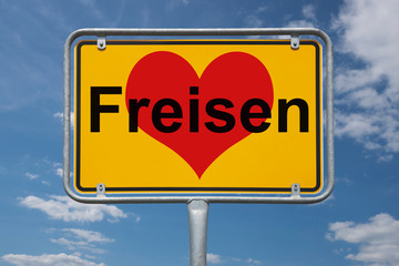 Ortstafel Freisen