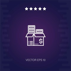 crowdfunding vector icon modern illustration