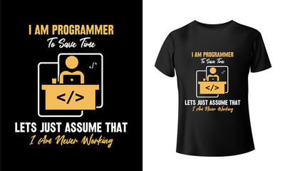 Programmer t shirt design