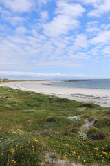 beach and sea, north uist, outer hebrides, scotland