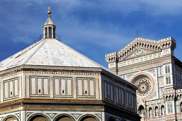 Renaissance cathedral Santa Maria del Fiore in Florence, Italy