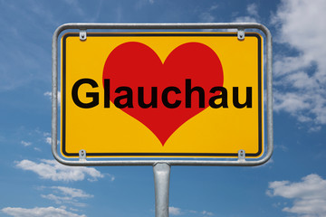 Ortstafel Glauchau