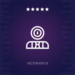 entrepreneur vector icon modern illustration