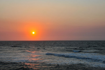 Fototapeta na wymiar Cartagena sunset,Colombia