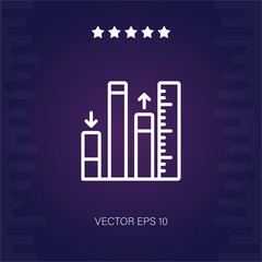 analytics vector icon modern illustration