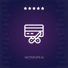 bankruptcy vector icon modern illustration