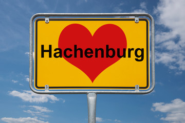 Ortstafel Hachenburg