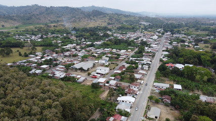 aerial view of the city