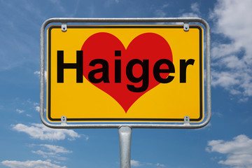 Ortstafel Haiger