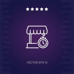 market vector icon modern illustration