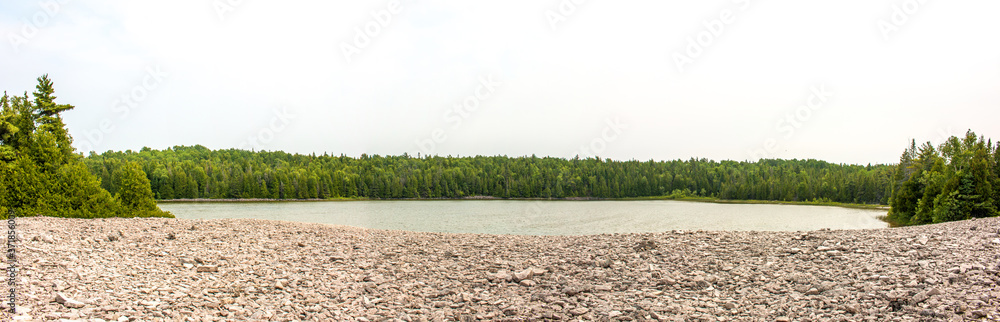 Sticker Rocky Beach at Bruce Peninsula National Park Ontario Canada