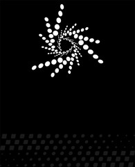 Background Composition, Web Template (Halftone) Design