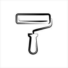 Painters Roller Brush Icon