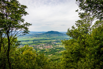 View from Hill Badacsony at Lake Balaton