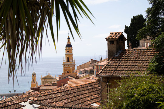 Old town of Menton France
