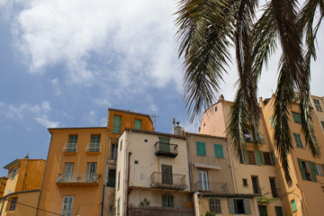 Fototapeta premium Colorful houses in Menton France