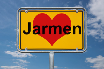 Ortstafel Jarmen