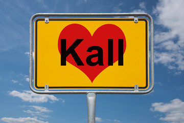 Ortstafel Kall