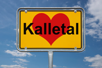 Ortstafel Kalletal