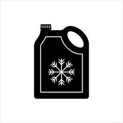 Antifreeze Icon, Water Based Liquid Freezing Point Lowering Additive