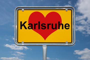 Ortstafel Karlsruhe