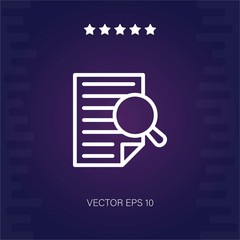 research vector icon modern illustration