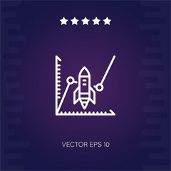 startup vector icon modern illustration