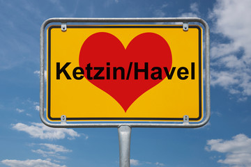 Ortstafel Ketzin/Havel